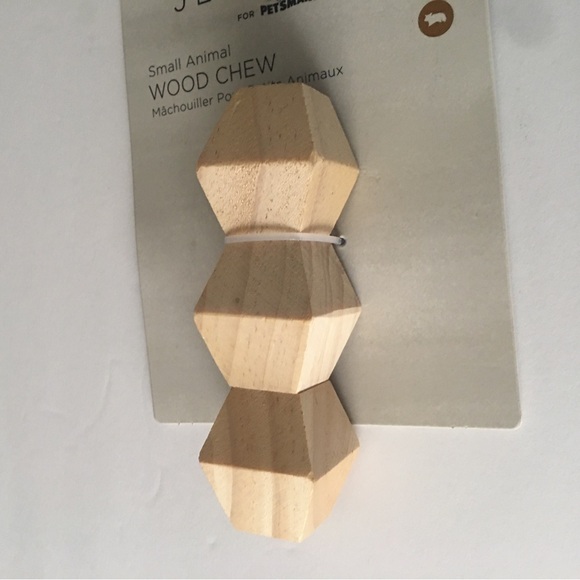 Nate + Jeremiah Wood Chews For Small Animal 4.5" x 1.5" Natural Wood - Picture 6 of 8